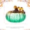 Glitzhome® 5.75" Gradient Turquoise Glass Pumpkin